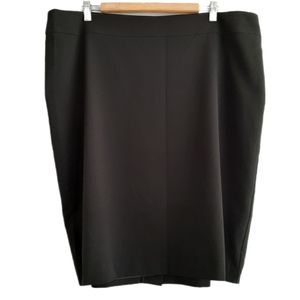 🍒 New LAURA Plus Pencil Mini Skirt Classic Neutral Black Sz 18